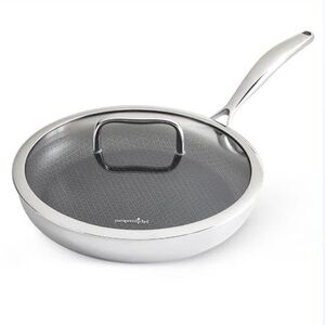 12" STAINLESS STEEL NONSTICK SKILLET